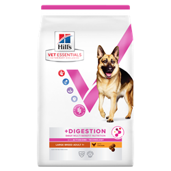 Hill's VET ESSENTIALS MULTI-BENEFIT + DIGESTION Adult 1+ Large tørfoder til hunde med kylling 14 kg.